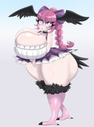 big_breasts big_butt harpy huge_breasts luditima thick_ass thick_thighs wings