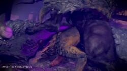 3d anal animated behemoth capcom duo elder_dragon feral final_fantasy from_behind_position male/male monster_hunter mp4 nergigante no_sound outside sharp_teeth side_view tagme twitchyanimation video