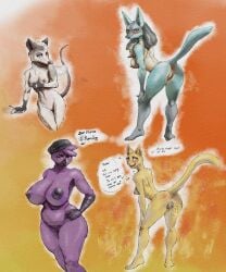 absurd_res anthro armpits avian beat_banger bethesda_softworks bird bodily_fluids breasts canid canine cum cum_in_pussy cum_inside dialogue domestic_cat felid feline felis female generation_4_pokemon genital_fluids genitals hi_res katia_managan khajiit lucario mammal marsupial nintendo nipples nude oppossum pokemon pokemon_(species) prequel_adventure prostitution pussy sabrotiger the_elder_scrolls unwanted_cum_inside webcomic zoe_monroe