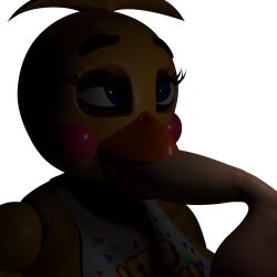 3d blender five_nights_at_freddy's fnaf penis render robot_girl runaboo_chica straight toy_chica_(fnaf)