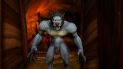 anthro blizzard_entertainment canid canine flaccid genitals hi_res male mammal nude penis solo warcraft were werecanid werecanine werewolf worgen world_of_warcraft zolthan32