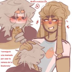 adidas argentina_(countryhumans) blowjob brazil_(countryhumans) countryhumans gay kinky_naty male yaoi