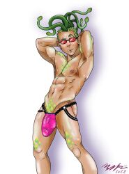 1boy ass bulge deuce_gorgon gay gorgon jockstrap male male_only monster_high solo spicii_icrcream tagme yaoi