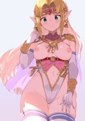 1girls 2d a_link_between_worlds areola areolae armwear blonde_hair blue_eyes breasts cameltoe cleft_of_venus cute exposed_breasts female female_only hi_res high_resolution highleg highres legwear long_hair midriff mostly_nude navel navel_cutout nintendo nipples partially_visible_vulva princess_zelda sidelocks spring2013 stockings super_smash_bros. super_smash_bros._ultimate tagme the_legend_of_zelda the_legend_of_zelda:_a_link_between_worlds thighhighs tights wide_eyed zelda_(a_link_between_worlds)