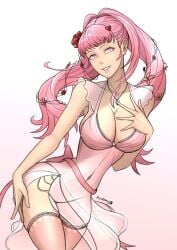 breasts female female_only ferdnayart fire_emblem fire_emblem:_three_houses hilda_valentine_goneril nintendo pink_hair solo