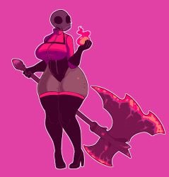 axe big_ass big_breasts big_butt busty faceless_forefront fat_ass fempyro fire gas_mask heel_boots heels high_heel_boots high_heels inkplasm pyro sharpened_volcano_fragment team_fortress_2 thick_thighs thigh_boots thighhigh_boots thighhighs welwraith wide_hips