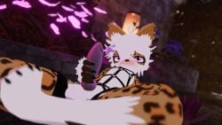 chillout_vr erection femboy furry gay holding_penis maplekitty penis vrchat