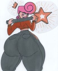 bimbo cuteskyler fairy hyper hyper_ass magic massive_ass straight_hair sweater tagme the_fairly_oddparents thick_ass thick_lips thick_thighs traditional_art traditional_media traditional_media_(artwork) wanda wanda_fairywinkle-cosma