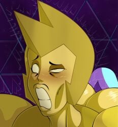 alien anilingus blue_diamond_(steven_universe) blue_skin cartoon_network ceegee diamond_authority eating_ass fat_ass female/female gem_(species) giant_female rimjob rimming steven_universe yellow_diamond_(steven_universe) yellow_skin