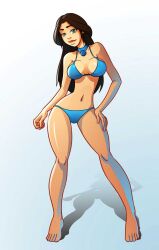 1girls artist_request avatar_legends avatar_the_last_airbender bikini female_focus female_only hourglass_figure kya_(atla) milf necklace solo solo_female solo_focus water_tribe