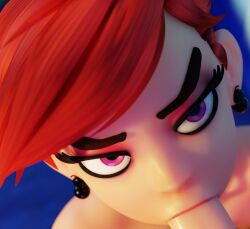 3d_(artwork) blender blenderknight male/female oral penis pov purple_eyes red_hair smooth_skin tagme the_fairly_oddparents unseen_male_face vicky_(fairly_odd_parents)