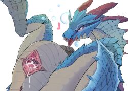 absurd_res capcom dragon female hi_res lagiacrus leviathan leviathan_(mh) monster_hunter sloppy_bird solo