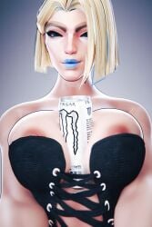 3d blender boob_spillage corset emma_frost emma_frost_(marvel_rivals) marvel marvel_rivals monster_energy nudity tagme yazz_3d