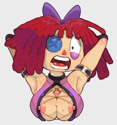 glitch_productions paizuri ragatha_(the_amazing_digital_circus) raped the_amazing_digital_circus titjob