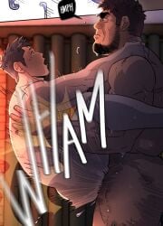 2boys anal anal_sex anal_sex bara big_dom_small_sub big_penis carrying carrying_partner cum cum_in_ass cum_inside cumming dilf erect_penis erection gay gay_anal gay_domination huge_cock male male/male male_only muscular muscular_male orgasm pleasure_face pubic_hair size_difference stand_and_carry_position standing standing_sex sweat sweatdrop sweating sweaty_body thick_penis unspoken_(firebreath110) yaoi