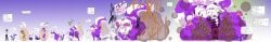 absurd_res anthro anus areola bodily_fluids breast_growth breasts claws colored dialogue fart fart_cloud fart_fetish female fur fur_growth gender_transformation giantess gradient_background growth hand_on_breast hi_res human japanese_text lactating long_image male mammal mephitid morbidly_obese mtf_transformation nipples nken obese overweight paws puffy_anus simple_background skunk species_transformation speech_bubble tail tail_growth text transformation transformation_sequence translation_request weight_gain wide_image