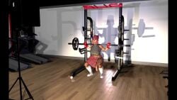 3d big_penis casual_exposure cock_shadow cocky_smile foreskin futanari gym hood hoodie intersex long_foreskin long_penis muscular muscular_futa no_panties no_underwear penis penis_shadow shadow showing_off sideboob skirt squatting sweat sweaty tagme uncircumcised uncut veiny_penis video virt-a-mate weights