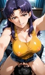 misato katsuragi from neon genesis evangelion