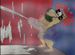 cumshot enormous_penis futanari g gigantic_penis glitch_productions intersex masturbation pleasure_face ragatha ragatha_(the_amazing_digital_circus) remastered robin2024_(artist) sweat