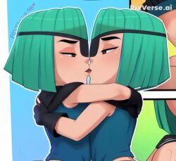 ai ai_animation ai_art ai_generated animated clash_(series) clash_royale female kissing rascals_(clash_royale) rascals_(girl)_(clash_royale) tagme video