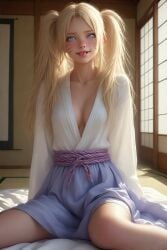 ai_generated blonde_female blonde_hair blue_eyes female genderswap_(mtf) naruko naruto naruto_(series) naruto_shippuden rule_63 sasuke_uchiha uzumaki_naruto