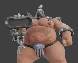 roadhog from overwatch by augghles