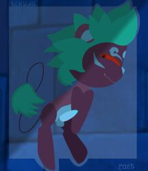 1boy animal_ears animal_genitalia animal_penis balls cock erection feral kwami lion lion_ears lion_tail littlelilith male male_only mei_shi_(miraculous_ladybug) miraculous:_tales_of_ladybug_and_cat_noir miraculous_ladybug miraculous_ladybug_shanghai orange_eyes smile solo violet_skin