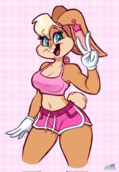 lola bunny from looney tunes by shyshyoctavia
