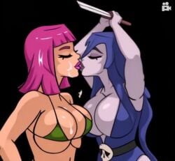 ai_generated animated archer_(clash_of_clans) archer_(clash_royale) big_breasts clash_(series) clash_of_clans clash_royale cum cum_on_breasts female kissing tagme video witch_(clash_of_clans) witch_(clash_royale)