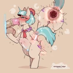 1:1 anal anal_fisting anal_sex animal_genitalia animal_penis animal_pussy autofisting autopenetration balls balls_fondling blue_eyes blue_hair blush bodily_fluids coco_pommel coco_pommel_(mlp) cold-blooded-twilight equid equine equine_genitalia equine_penis equine_pussy eyelashes fellatio female female_penetrated feral fisting fondling friendship_is_magic futanari genitals hair hasbro hi_res hooves intersex mammal masturbation my_little_pony non-euclidean_masturbation oral penetration penile penis portal_masturbation pussy quadruped sex spitroast stomach_bulge sweat thinking_with_portals vulva