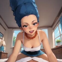 ai ai_generated cow_girl cowgirl_position marge_simpson no_sound realistic riding riding_penis tagme thrusting video