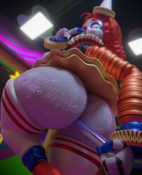 3d 3d_(artwork) anal_insertion anal_object_insertion anal_sex animatronic animatronic_female animatronic_girl ass clown clown_girl female female_only five_nights_at_freddy's five_nights_at_freddy's:_secret_of_the_mimic jackie_(fnaf) jackie_(mishuuyu) robot robot_girl secret_of_the_mimic sfm sweaty_ass sweaty_butt