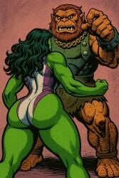 1girls ai_generated big_ass big_breasts breasts curvaceous curvy curvy_figure daidouji_(artist) daidoujipv digital_media_(artwork) female green-skinned_female green_body green_hair green_skin hips hourglass_figure huge_ass huge_breasts hulk_(series) jennifer_walters large_ass large_breasts legs marvel marvel_comics mature mature_female mature_male she-hulk slim_waist straight thick thick_hips thick_legs thick_thighs thighs voluptuous waist wide_ass wide_hips wide_thighs