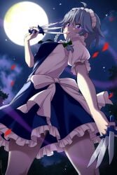 fully_clothed large_breasts lindaroze sakuya_izayoi tagme touhou