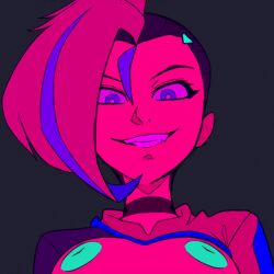 1girls animated animated_gif animation ass ass_focus boobs_out female female_focus female_only gif loop looping_animation moika moikaloop neon panties pressing_breasts_together tagme tongue tongue_out