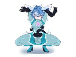 absurd_res anthro ass blush bondage boots bound bulge clothed clothing digital_media_(artwork) drone dronification ear_penetration ear_piercing ear_ring footwear fur genitals hair hi_res high_heeled_boots high_heels hypnosis hypnotic_visor lagomorph latex latex_clothing latex_skinsuit legwear leporid male male_only mammal mind_control nipple_fetish nipple_play nipples null_bulge penetration piercing rabbit restraints ring_piercing rubber_clothing sex shoes simple_background skinsuit solo submissive takanuri tentacle tentacle_penetration tentacle_sex tight_clothing tinted_eyewear visor