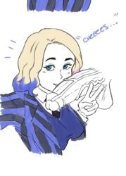 2d enid_sinclair female female_focus penis pochitoke school_uniform schoolgirl sketch the_addams_family wednesday_(netflix)