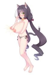 alternate_version_available areolae breasts huge_breasts karyl_(princess_connect!) lactating lactation milk nipples princess_connect! tagu_hblabe textless
