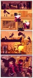 comic_page dark_gwenpool gwenpool_(series) illustration marik_bentusi