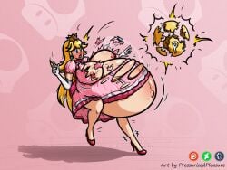princess peach from mario (series) by pressurizedpleasure