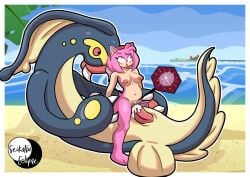 1girl1boy 1girls amy_rose artist_signature beach blush cowgirl_position crossover cum cum_in_pussy cum_in_pussy cum_inside eelektross exposed_breasts furry furry_female generation_5_pokemon green_eyes headband hedgehog_girl impregnation interspecies_impregnation nude nude_female ocean open_mouth orgasm orgasm_face ovum ovum_with_heart penetration penis pink_body pink_hair pokemon pokemon_(species) pokephilia red_eyes seikatsueclipse sex size_difference sonic_(series) sonic_the_hedgehog_(series) vaginal_penetration x-ray