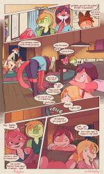 ass brad_(funkybun) english_text funkybun on_full_display_(funkybun) page_13 rose_(funkybun) sophie_(funkybun) underwear