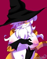 breasts footfoxxy furry nude witch_hat