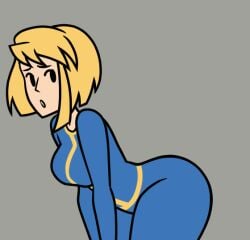 animated bethesda_softworks fallout fart fart_cloud fart_fetish farting gif lolotron6 relief source_request vault_girl vault_suit