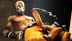 1boy balls big_penis borderlands cum cumming killystein male_only penis psycho_(borderlands) solo solo_male