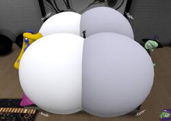 2girls 3d anon ass ass_expansion ass_to_ass between_buttocks big_ass big_breasts breasts bubble_butt colossal_ass enormous_ass female gardevoir gigantic_ass huge_ass hyper_ass lahabrea_(zer0264) large_ass massive_ass pokémon_(species) pokemon pokemon_(species) thick_thighs tsareena vanessa_(zer0264) wide_hips zer0264