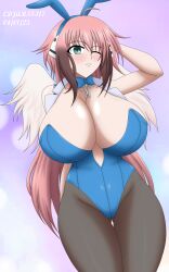 big_breasts bunny_ears bunny_girl bunnysuit edjarit-117 huge_breasts ikaros milf tagme