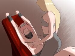 2girls adult age_difference armpits arms_up blonde_hair brush bsdm clothed_female_nude_female cowgirl_position crop_top dominant dominant_female faceless_female female female_only femdom femsub fetish gag holding_object kokonattsu leggings mouth_gag multiple_girls naruto naruto_(series) naruto_shippuden older_female on_chair on_top pink_hair sakura_haruno submissive submissive_female teacher_and_student teenager tickle_torture tickling tickling_armpits tied_up tsunade younger_female yuri