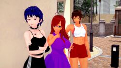 3girls axel_in_harlem big_breasts breasts female female_only madagek tagme vamonos_de_fiesta_a_factory