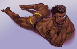 baptiste from overwatch by thombrownie
